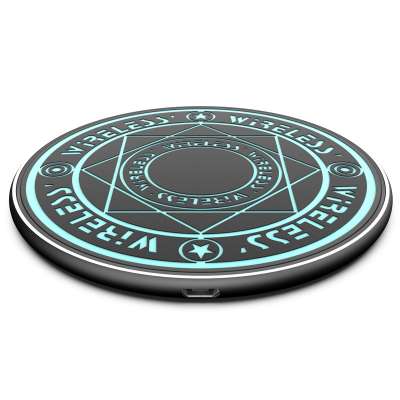 Universal Magic Circle Wireless Charger 10W Wireless Fast Quick Charging Pad for iPhone X XS 8 For Samsung S8 S9