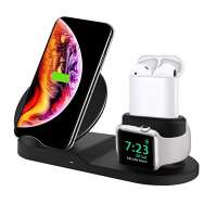 3 in 1 QI Wireless Charger For iPhone X 8 Plus 10W QC 3.0 Quick wireless charging for iPhone apple watch Airpod