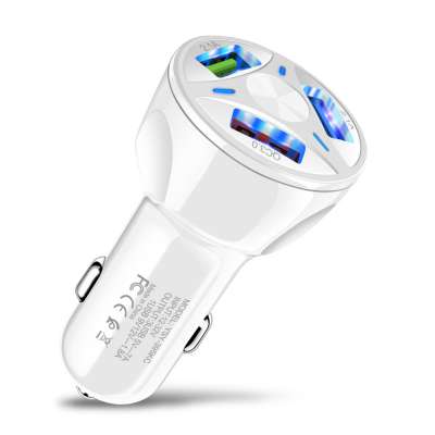 3A Quick Charge 4.0 3.0 USB Car Charger for iPhone Samsung Xiaomi Car Charger Fast QC 3.0 QC 4.0 Mobile Phone Charger USB